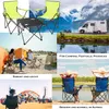 BigDean 2 Stück Campingstuhl mit Campingtisch faltbar – Produktbild-Vorschau 2