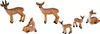 Rehfamilie 6 Figuren zur Dekoration 4,5 cm bis 8,5 cm hoch Produktbild-Vorschau 1
