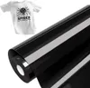 Hisiu HTV-12 Wärmeübertragungsvinyl schwarze Folie 12 inch Produktbild-Vorschau 1