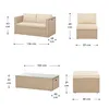 Juskys Polyrattan Gartenmöbel Set Salou - Lounge für 6 Produktbild-Vorschau 11