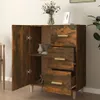 vidaXL Příborník kouřový dub 69,5x34x90 cm výrobek ze dřeva Náhled obrázku produktu 3