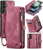 Caseme Samsung Hülle mit Zipper 2in1 Samsung S25 Plus-Rot Produktbild-Vorschau 1