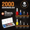MONZANA® Crimpzange 0,25-10mm² 2000 Aderendhülsen Set Produktbild-Vorschau 3
