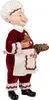 Clayre & Eef Weihnachtsdekorationsfigur Elf 15x10x28 cm Rot Produktbild-Vorschau 2