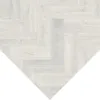 Primaflor PVC TURIN - Fischgrätdekor Weiß 009S - 2,00m x Produktbild-Vorschau 2