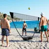 Zestaw do badmintona COSTWAY z rakietkami, przenośny zestaw Podgląd zdjęcia produktu 7