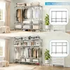 Stoffschrank Kleiderschrank Stoffschrank, 170x165x45cm, Produktbild-Vorschau 7