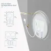 WISFOR LED Badspiegel 80 cm rund, Badezimmerspiegel mit Produktbild-Vorschau 12