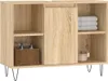 vidaXL Koupelnová skříňka Sonoma Oak 80x33x60 cm Materiál Náhled obrázku produktu 3