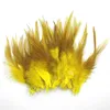 Federn Hahnenfedern, ca. 10-15 cm, 50 Stück, Gelb Produktbild-Vorschau 2