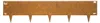Wovar - Bordure de jardin en acier Corten 24 x 106 cm Voir les images du produit 2