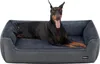 Feandrea Hundebett, Hundekissen in Leinenoptik, Hundekorb, Produktbild-Vorschau 1
