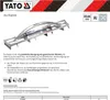 Raschietto in alluminio 455x90 mm, tavola raschiatrice Anteprima dell’immagine prodotto 5