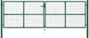 vidaXL Maschen-Gartentor aus Stahl 400 x 125 cm Grün Produktbild-Vorschau 1