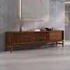 Lowboard ADAMO 180 cm aus Massivholz, Kastanie Finish - TV Produktbild-Vorschau 2