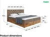 MEBLINI Boxspringbett mit Bettkasten - Gepolstert Produktbild-Vorschau 7