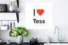 MuchoWow® Poster Ich liebe - Tess - Mädchen 50x50 cm - Produktbild-Vorschau 3