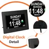 Digitaluhr, Große Schrift Wecker, Uhr mit Tag und Datum für Produktbild-Vorschau 3