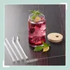 Bicchieri Relaxdays con coperchio in bambù e cannuccia, set Anteprima dell’immagine prodotto 6