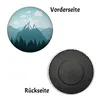 Berglandschaft Magnet rund mit Waldmotiv Produktbild-Vorschau 2