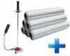 1x Sparset 6 Rollen Handstretchfolie Handwickelfolie 17my Produktbild-Vorschau 1
