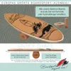 F2 Kork Balance Board Surf 84x31cm mit Korkrolle + Kork Produktbild-Vorschau 2