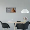 Wanduhr aus Glas – 60x30 cm - Glasbild - Glasuhr - Produktbild-Vorschau 3