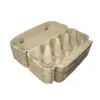 A stack of empty egg cartons viewed from an angle. Produktbild-Vorschau