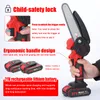 21V 6inch prenosné elektrické prerezávacie píly malé drevo Náhľad obrázku produktu 4