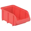 A red storage bin is shown against a white background. Anteprima dell’immagine prodotto
