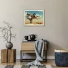 Gerahmtes Poster - Rahmen in heller Eiche - Sitzen Elefant Produktbild-Vorschau 7