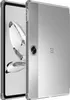 A clear protective case for a tablet is shown from a diagonal angle, revealing the tablet's screen and the case's back with a logo. Náhled obrázku produktu