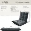 Fauteuil relax Snooze, 2 en 1, velours, réglable en 14 Voir les images du produit 6