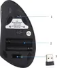 Maus - Vertikale Maus - Kabellos - Ergonomisch - Schwarz - Produktbild-Vorschau 6