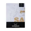 The image shows the packaging of a bedding set with a nautical theme. Produktbild-Vorschau