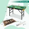 GOPLUS klappbarer Billardtisch, Snookertisch mit Zubehör, Produktbild-Vorschau 9