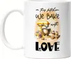 In this kitchen we bake with love Küchenmaschine Tasse Weiß Produktbild-Vorschau 1
