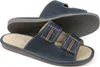 Herren Hausschuhe Pantoletten – Marineblau – Produktbild-Vorschau 1