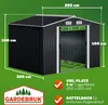 GARDEBRUK® XXL Metall Gerätehaus 5m² mit Fundament Produktbild-Vorschau 3