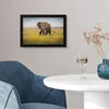 MuchoWow® MuchoWow® Gerahmtes Poster Elefant - Blumen - Produktbild-Vorschau 5