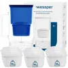 Wessper D2 BOROSILICATE Kanvica na filtrovanie vody 3 l, Náhľad obrázku produktu 1