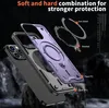 Dual Layer Hülle für iPhone 15 Pro Max Metall Ring Ständer Produktbild-Vorschau 2