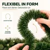 Vianočná girlanda Ø 10 cm zelená 10 metrov - umelá Náhľad obrázku produktu 3
