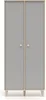 Zweitüriger Kleiderschrank 80 cm für Kinderzimmer OLIVIA - Produktbild-Vorschau 3
