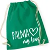 Huuraa Turnbeutel Palma my love 12 Liter Kelly Green Produktbild-Vorschau 1