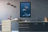 MuchoWow® MuchoWow® Gerahmtes Poster Wale - Meer - Familie Produktbild-Vorschau 2
