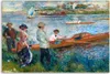 Leinwandbild  Ruderer bei Chatou - Auguste Renoir 90x60 Produktbild-Vorschau 3
