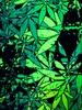 PSYWORK Schwarzlicht Stoffposter Neon "420", 1,0x1,4m Produktbild-Vorschau 3