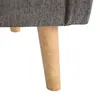 Merax 2-Sitzer Doppelsofa mit dicken Kissen, Holzbeinen und Produktbild-Vorschau 11