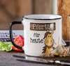 GILDE 1 Kaffeebecher Pfertig für heute Keramik Tasse 390 ml Produktbild-Vorschau 2